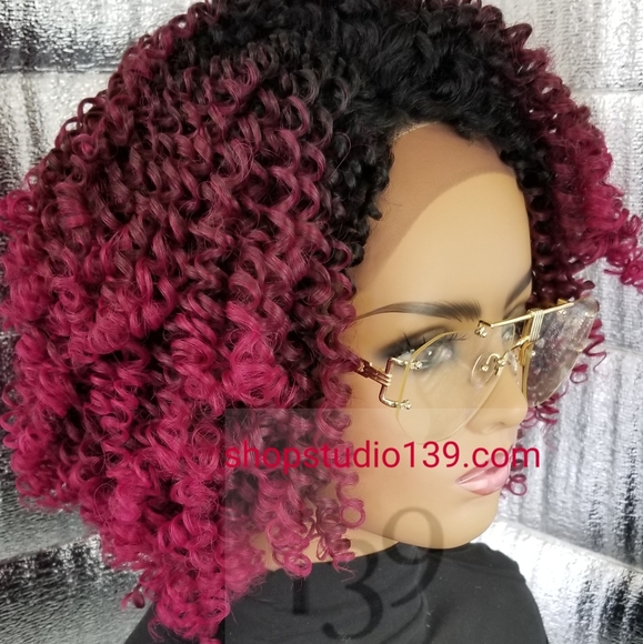 Custom made and colored kinky curly  wig - Picture 2 of 5